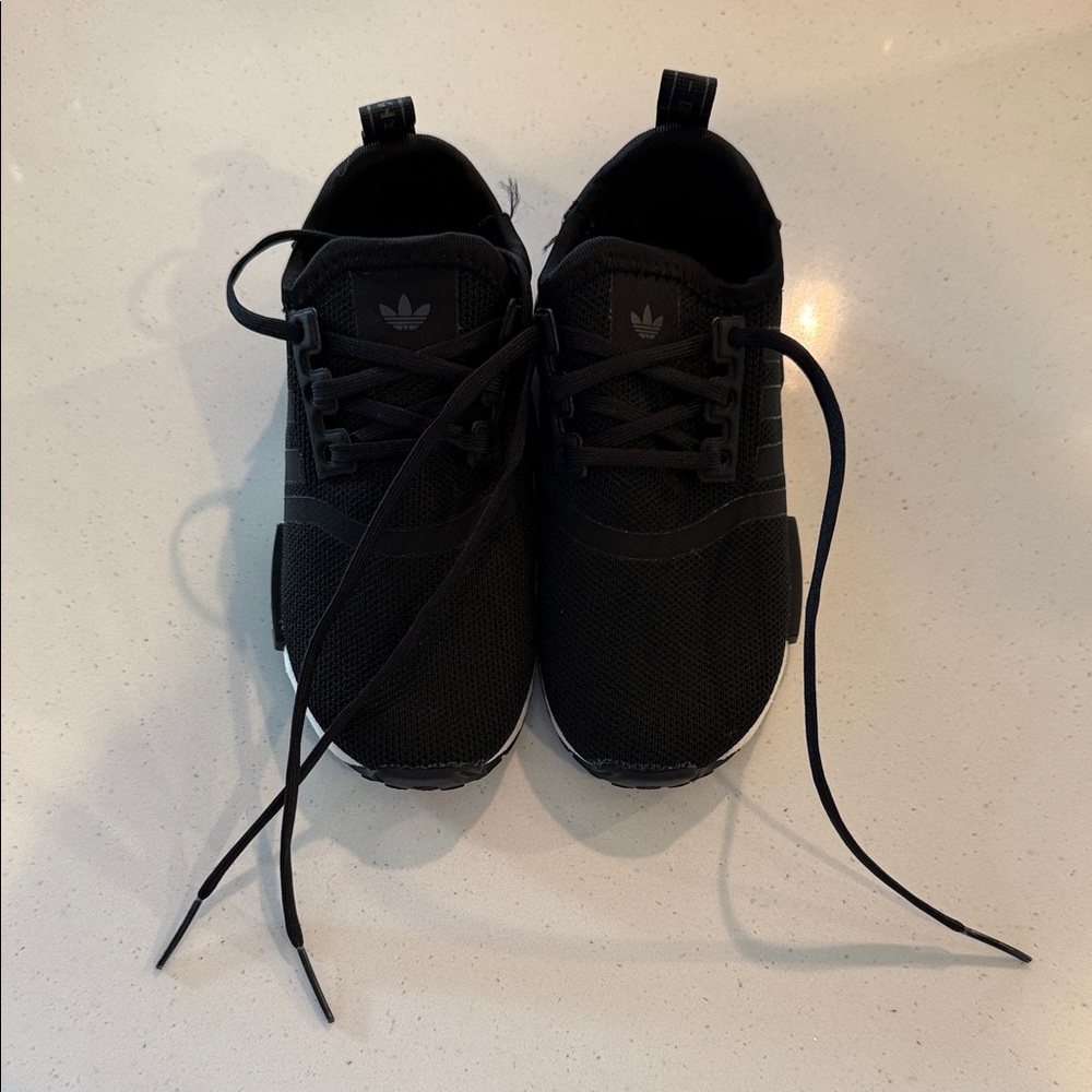 Adidas Kids Black Mesh Sneakers